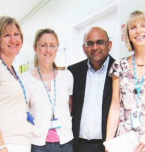 The clinical trial team